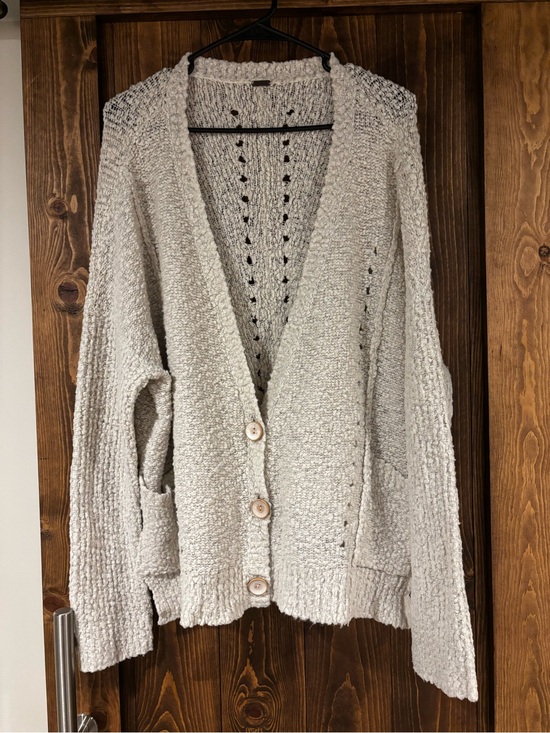 Free People Sweaters - Free People Boucle Cardigan Sweater Large